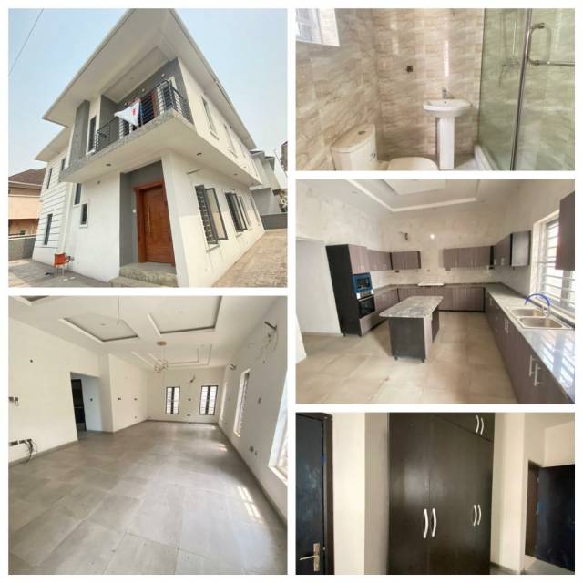 5 Bedroom Fully Detached Duplex With A Room BQ For Sale At Chevron