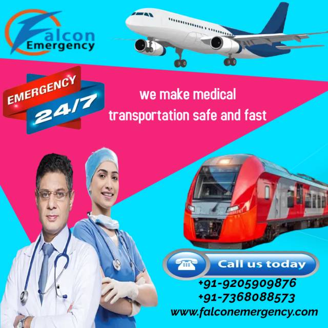 With Splendid Medical Assistance Hire Falcon Train Ambulance Services In Mumbai