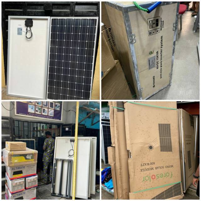We Sell Solar Panles. Inverters. Street Light And Batteries (Call 09169615524)