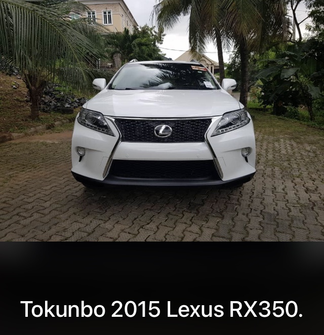 2015 Tokunbo Lexus RX350