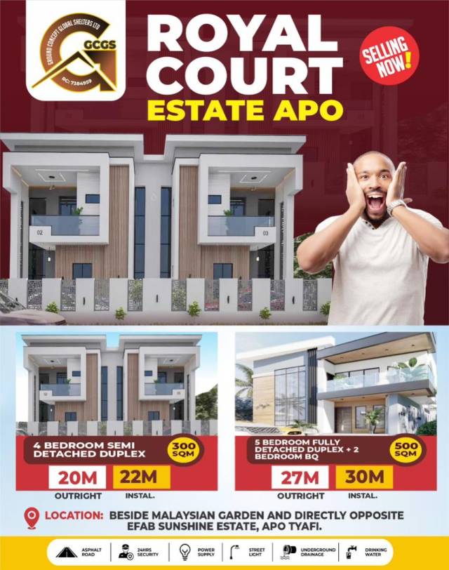 Your Duplex Awaits In The Heart Of Apo Abuja - Call 07054310314