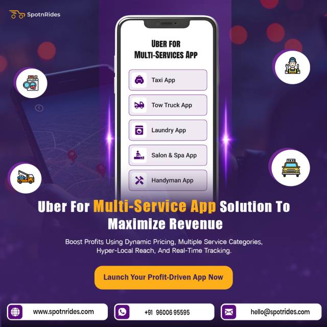 Uber For Multi Service App Solutions