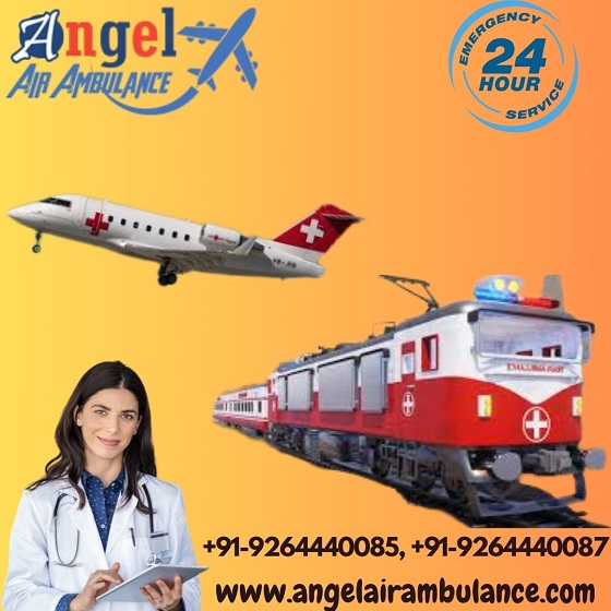 Hire Angel Air Ambulance Service In Ranchi With Modern Ventilator Setup