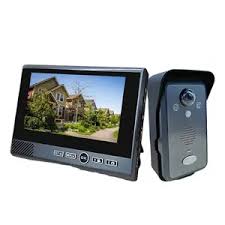 7 Inch Monitor HD Camera Video Door Phone Intercom System