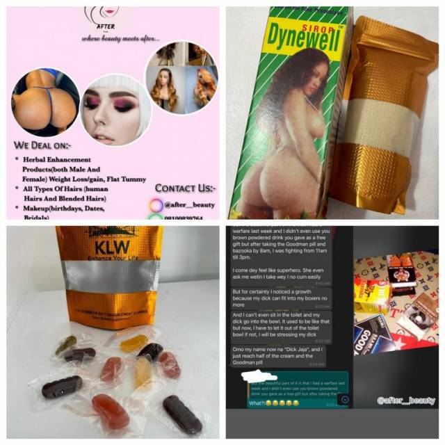 Enhancement Products, Hairs, Makeup And Aphrodisiacs