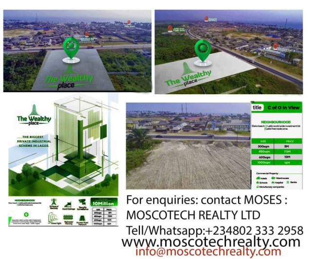 Plots Of Land At The Wealthy Place Ibeju - Call 08023332958