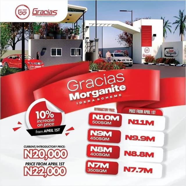 Plots Of Land At Gracias Morganite Ibeju Lekki - Call 08027377108