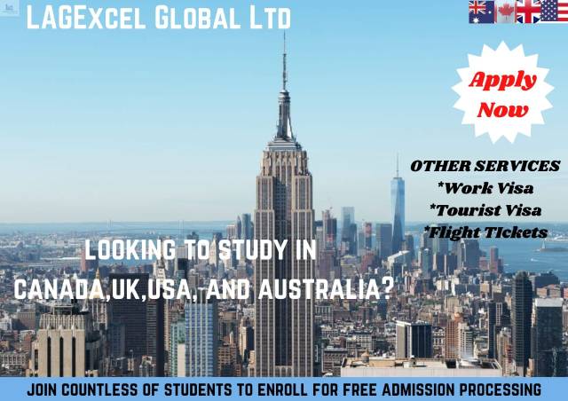 Contact Us For Free Admission To These Countries - Call 09061162876