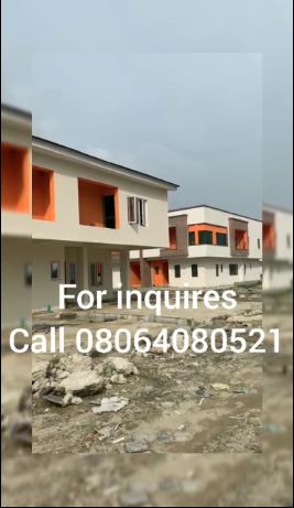 3 Bdr Terrace Duplex At Meridian Park Estate Awoyaya - Call 08064080521