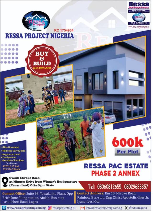 Plots Of Land For Sale At Ogun State - Call 08029623357