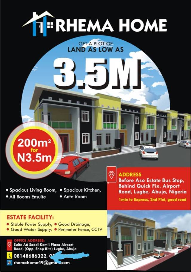 Plot Of Land For Sale At Airport Road Lugbe - Call 08148686322