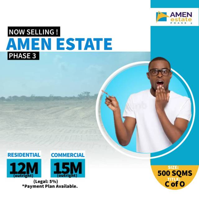 Land At Amen Estate Phase 3, Ibeju Lekki