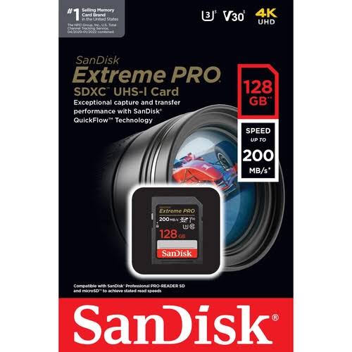 Sandisk Extreme Pro 128GB Card