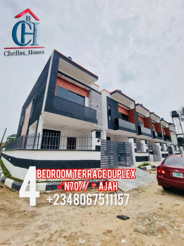 STUNNING 4BED TERRACE FOR SALE AT AJAH - CALL 08067511157