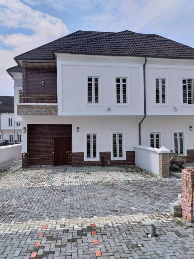 4 Bedroom Semi Detached Terraces With BQ At Lekki - CALL 0085027002