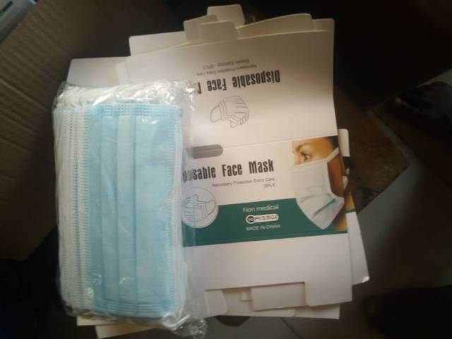 3Ply Disposable Face Mask - Call Or Whatsapp 07086320171