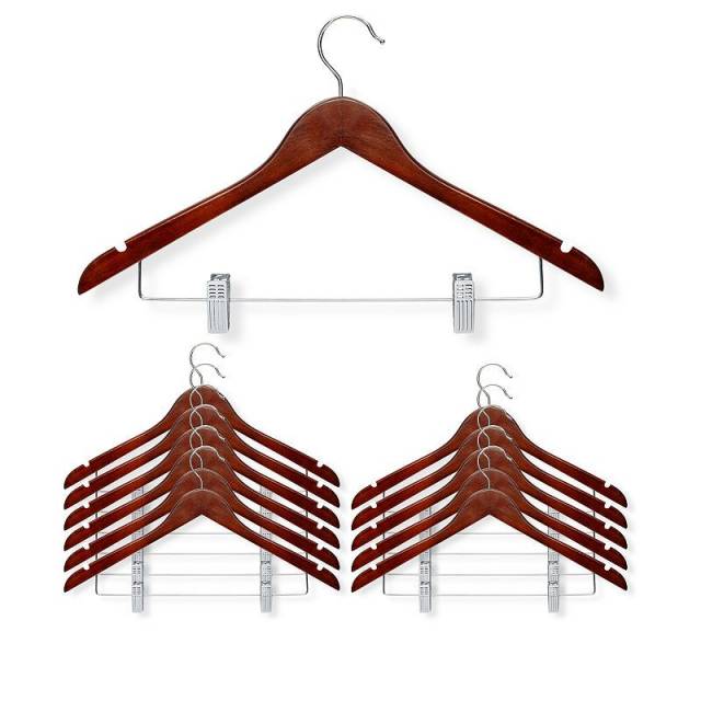 12 Packs Of Wooden Clothes Hanger -CALL 08125095075
