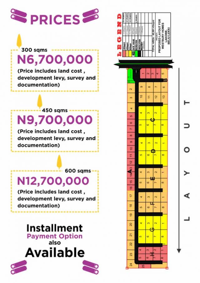 We Are Selling Plots Of Land At Westbury Homes, Bogije