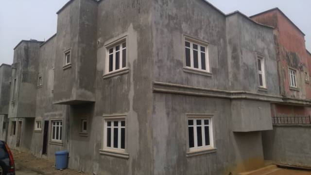 70 PERCENT Completed 4 Bedroom Twin Duplex - Call 08037269561