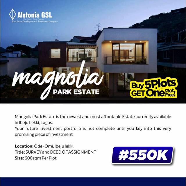 Land For Sale At Magnolia Park Estate Lekki - CALL 08162421423