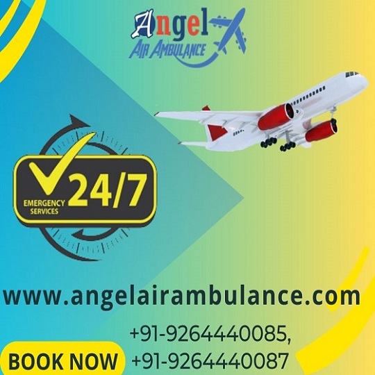 Book Superlative Angel Air Ambulance Services In Patna At An Affordable Cost