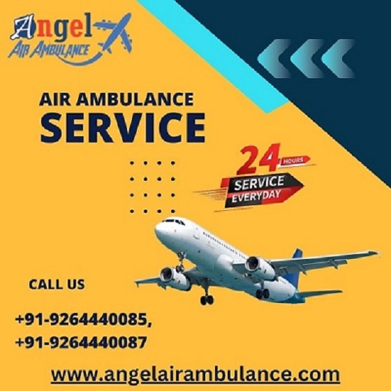 Utilize Splendid Angel Air Ambulance Services In Kolkata With Medical Tool
