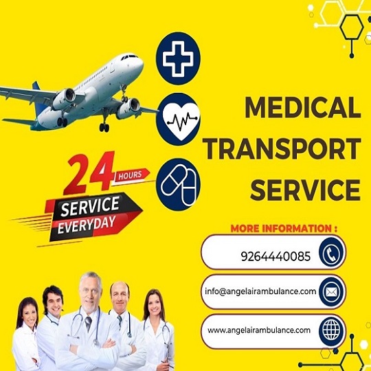 Book Angel Air Ambulance Service In Chennai With Modern Medical Kit