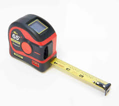 40M Laser Meter And 5M Tape Measure With LCD Digital Display