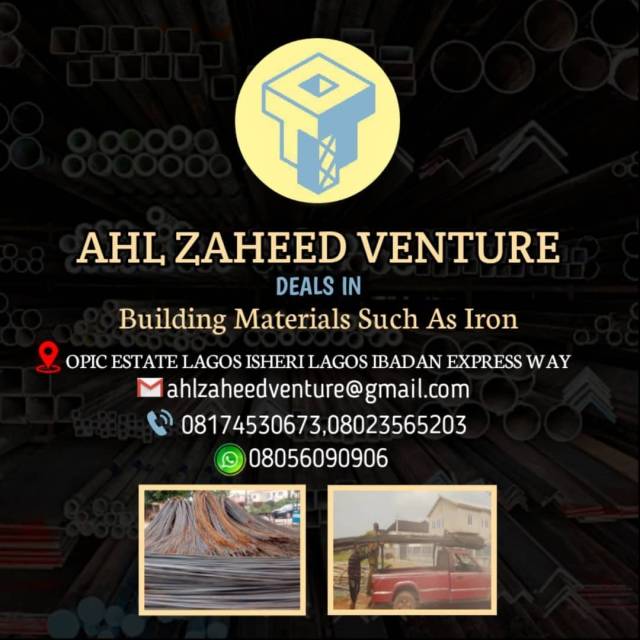 We Sell Quality Building Materials Such As Iron - Call Or Whatsapp 08056090906